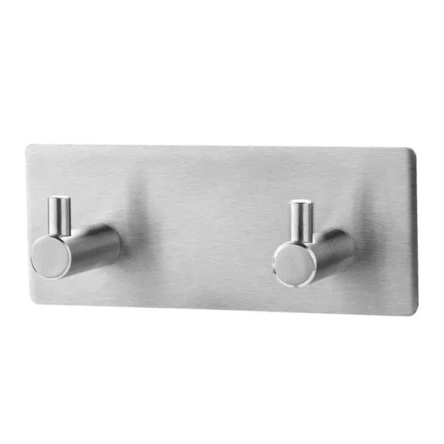 304 Black Robe Hook Wall Towel Hook for Bathroom Stainless Steel Coat Hook Rustproof Hook Hanger for Kitchen Hardware
