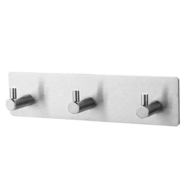304 Black Robe Hook Wall Towel Hook for Bathroom Stainless Steel Coat Hook Rustproof Hook Hanger for Kitchen Hardware
