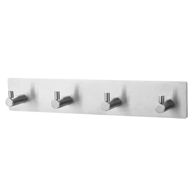 304 Black Robe Hook Wall Towel Hook for Bathroom Stainless Steel Coat Hook Rustproof Hook Hanger for Kitchen Hardware