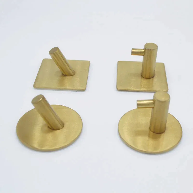 304 Black Robe Hook Wall Towel Hook for Bathroom Stainless Steel Coat Hook Rustproof Hook Hanger for Kitchen Hardware