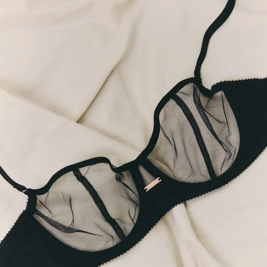 Ajour Carnaby Sheer Balconette Bra BM12