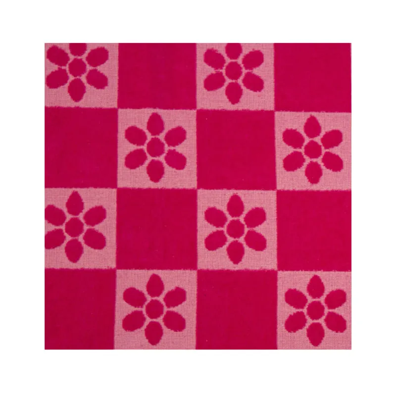 Bambury Daisy Check Pink Robe