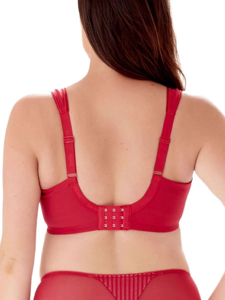 Beauty Stripe Smoothing Bra - Passion Red