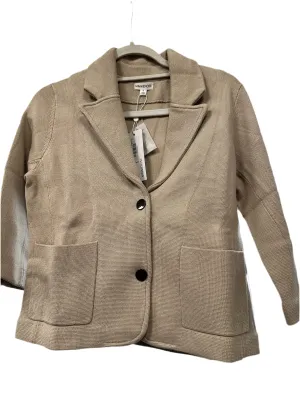Cotton Blend Cropped Blazer