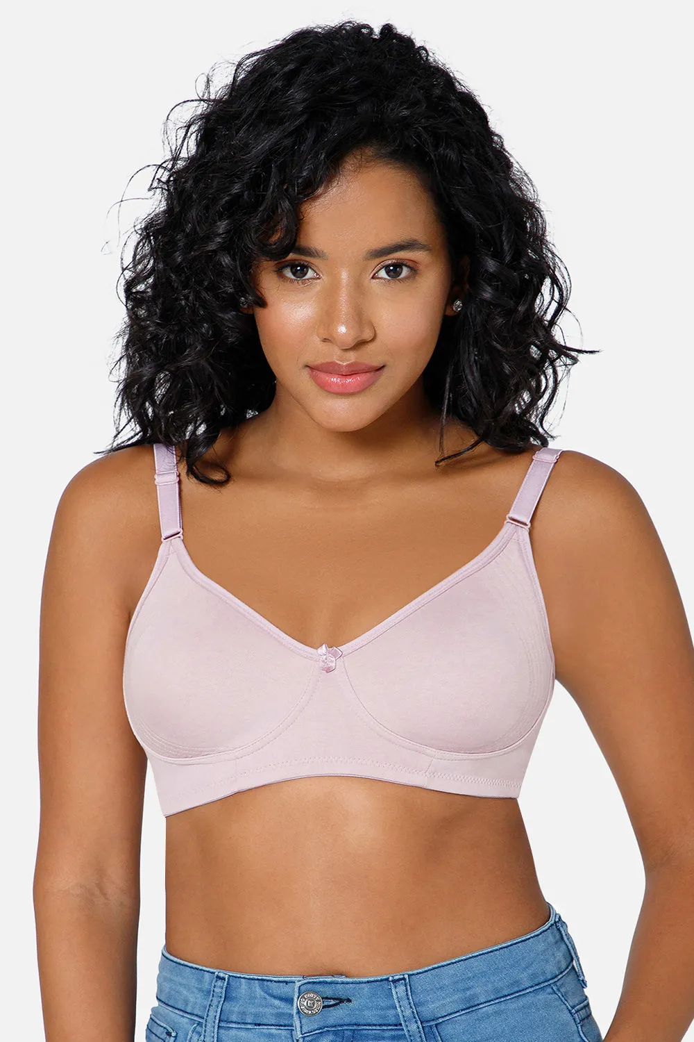 High Coverage Non-Wired Non-Padded Intimacy T-shirt Saree Bra - ES02 - Light Shades