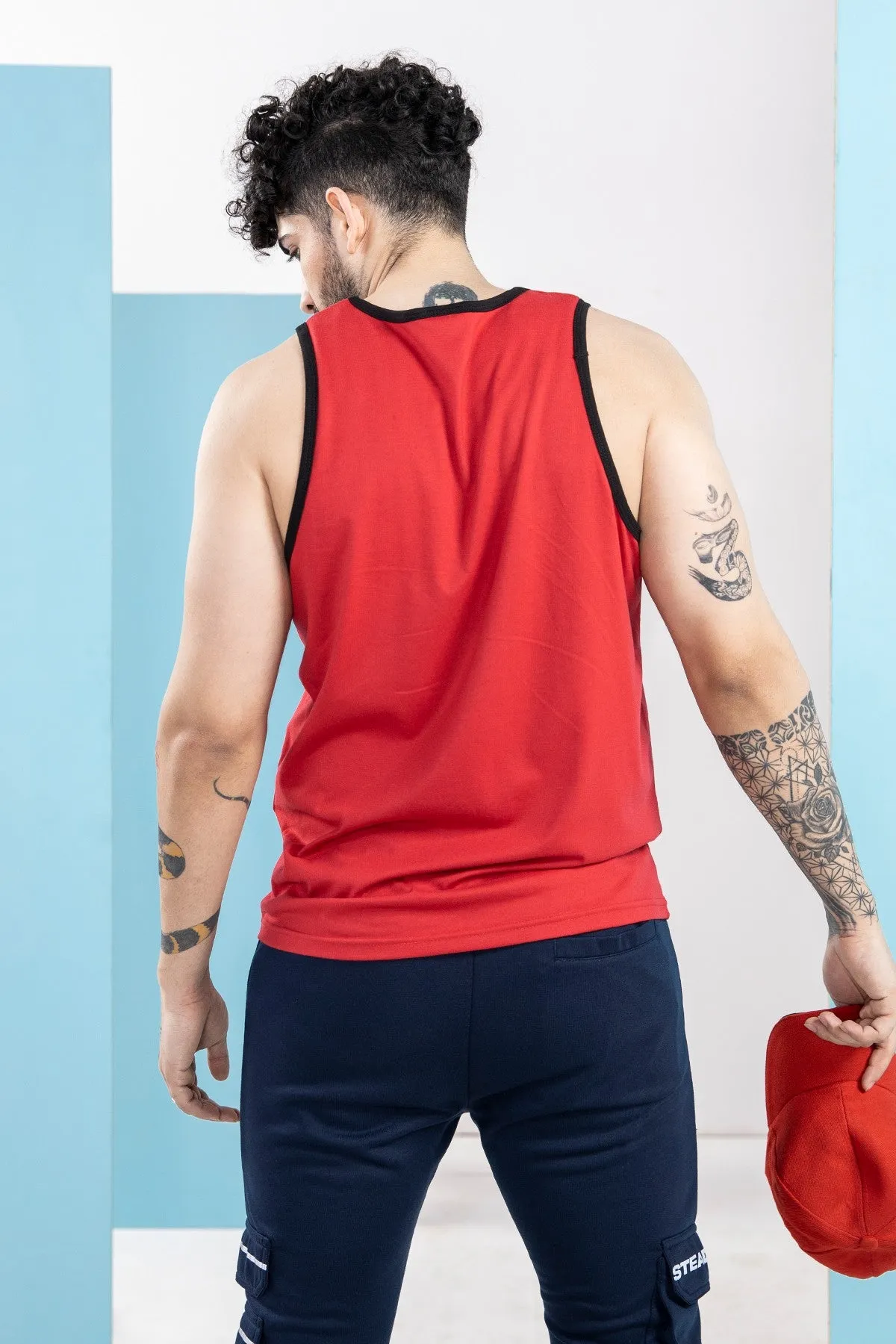 Limitless Red Tank Top - S21 - MTT006R