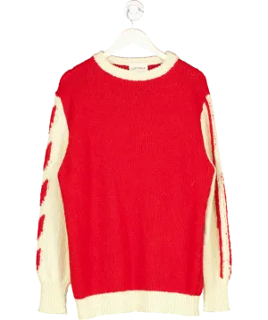 Lucy Folk Red Flaura Knit UK M