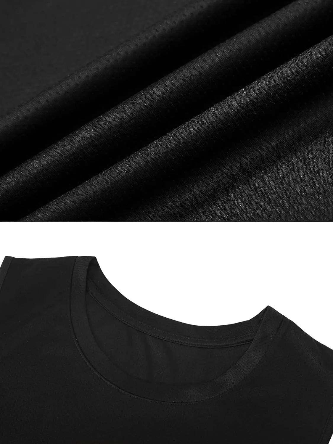 Mens Tank Tops 3 Pack,Quick Dry Gym Sleeveless Muscle T Shirts for Men's Fitness