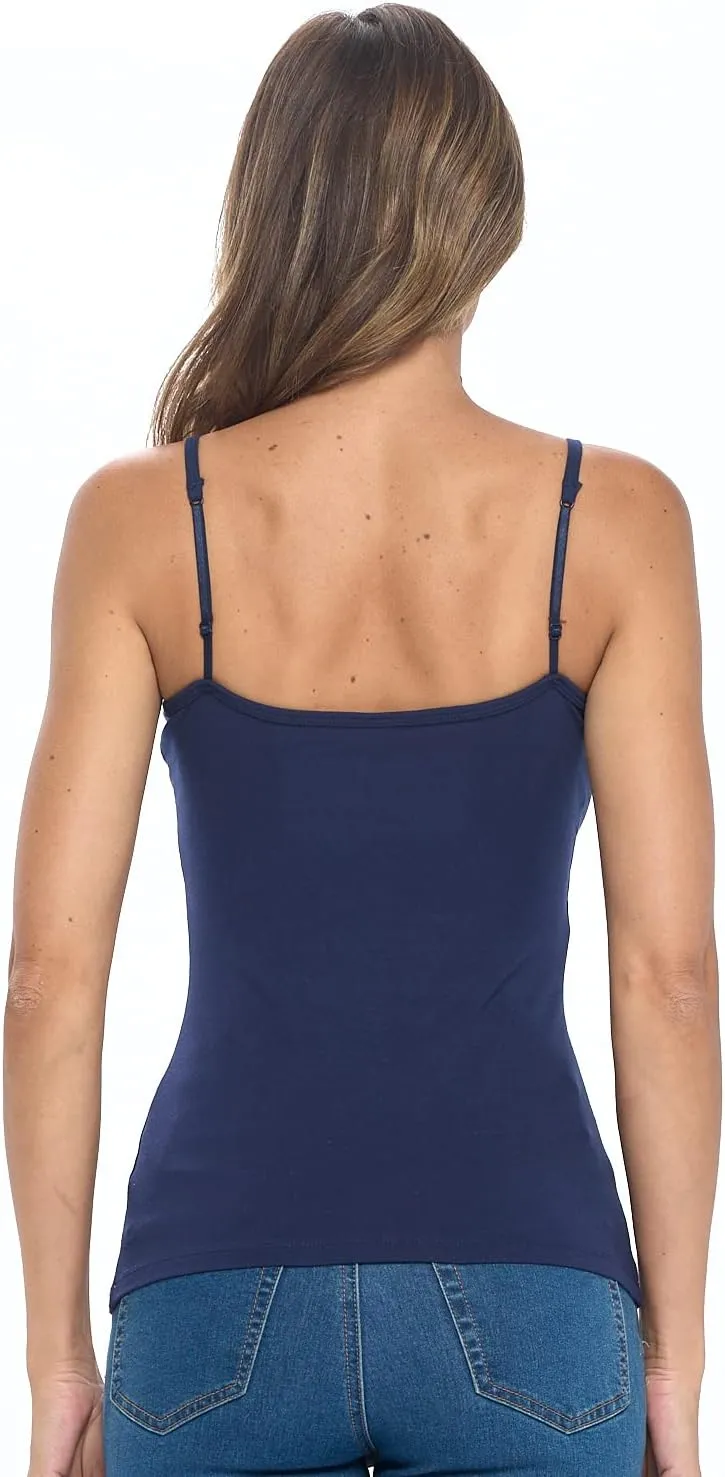 Natural Uniforms Women's Camisole Tank Top-Breathable Cotton Stretch