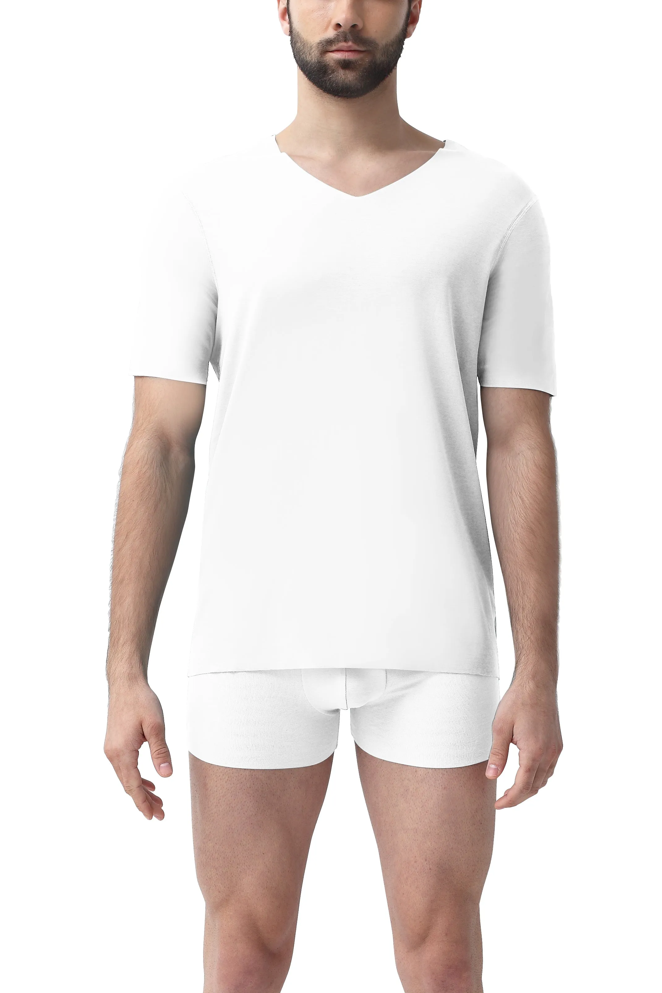PLATINUM Men's Premium Cotton Free-Cut Seamless T-Shirt