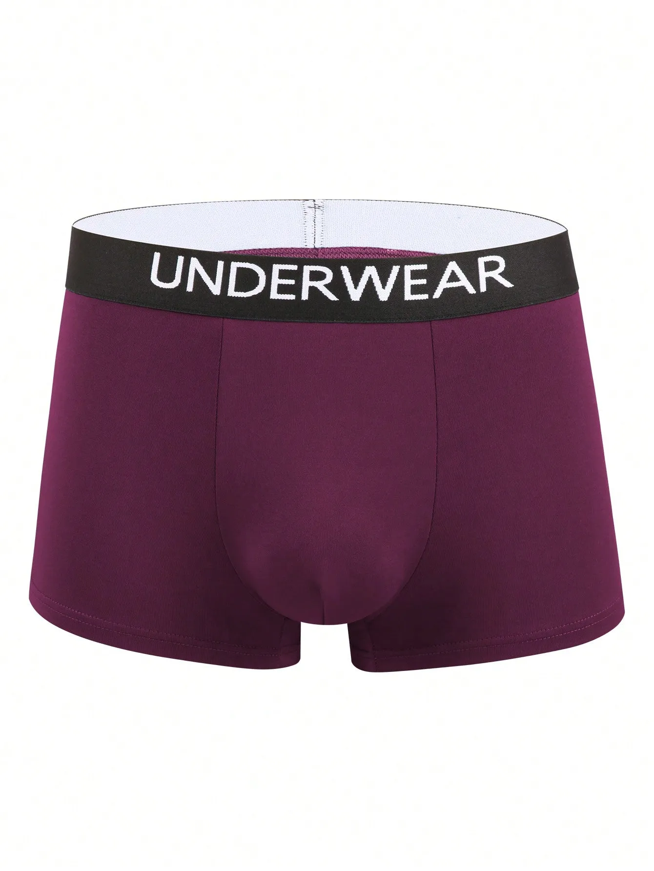 Shein Underwear&Sleepwear Basics Men 5pcs Letter Tape Waist Boxer Brief