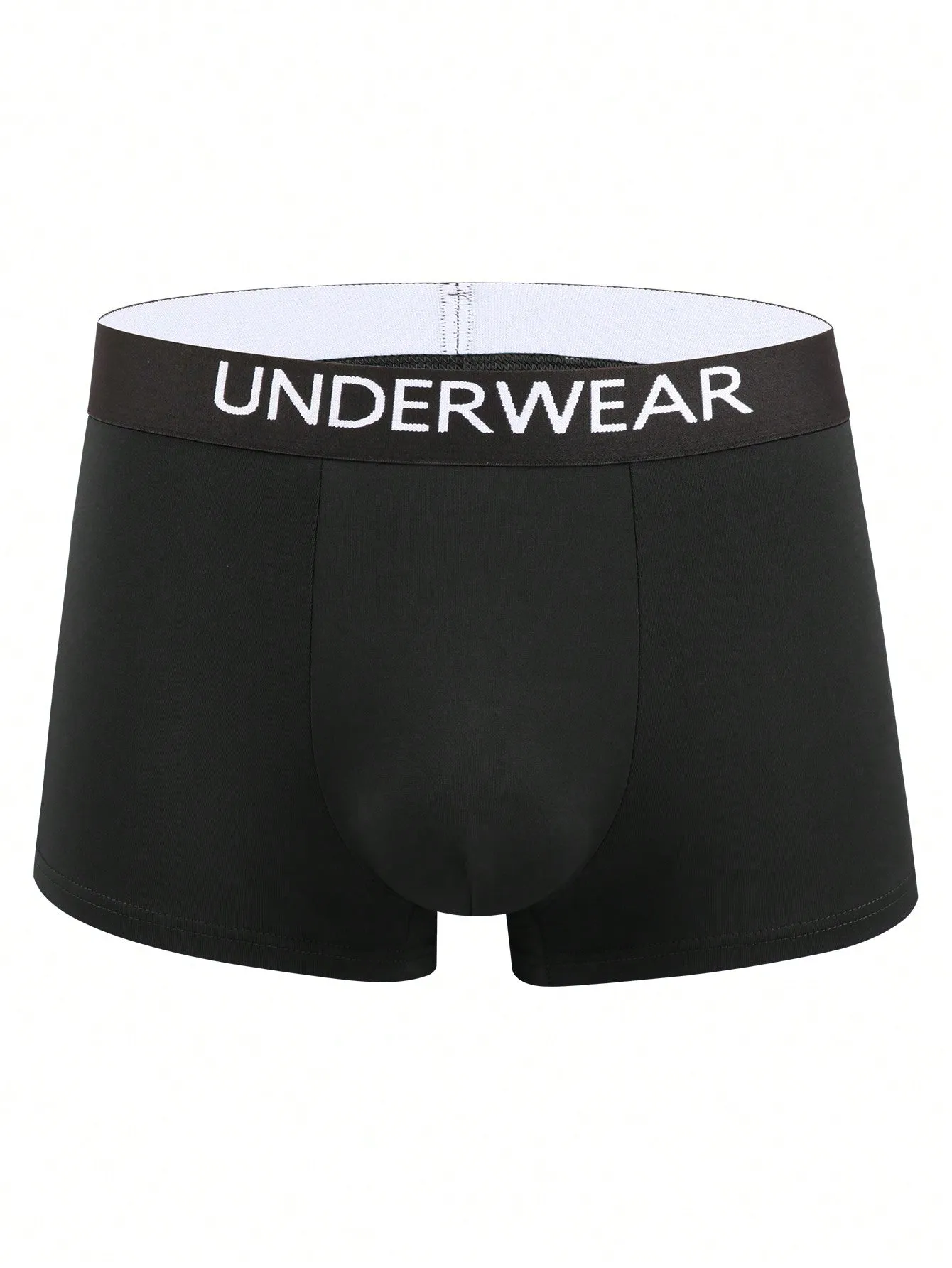 Shein Underwear&Sleepwear Basics Men 5pcs Letter Tape Waist Boxer Brief