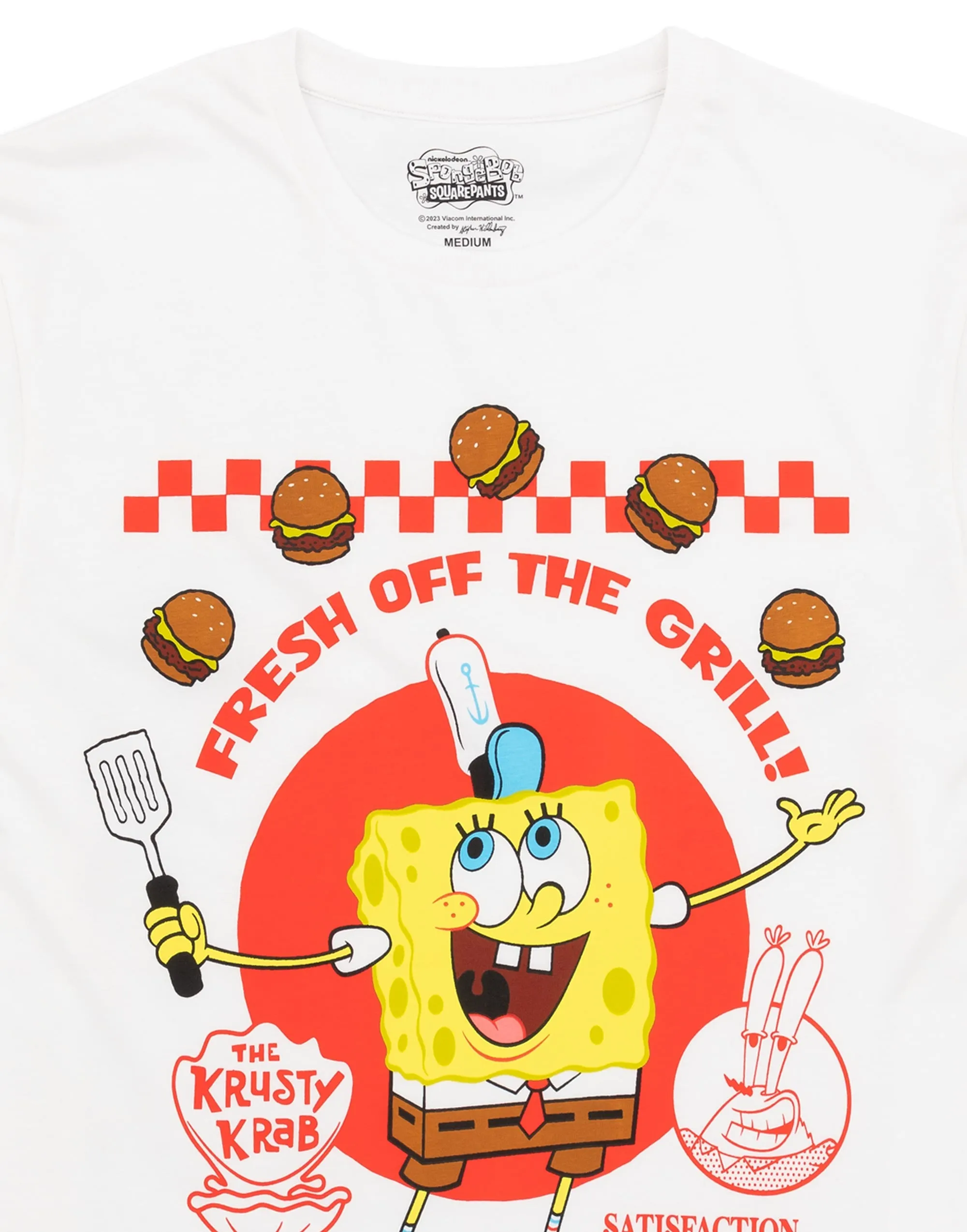 SpongeBob SquarePants Mens Krusty Krab T-Shirt And Shorts Pyjamas