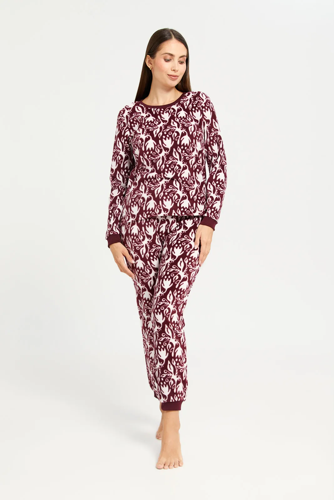 Women Assorted Printed Long Sleeve Pyjama Set (2 Piece)