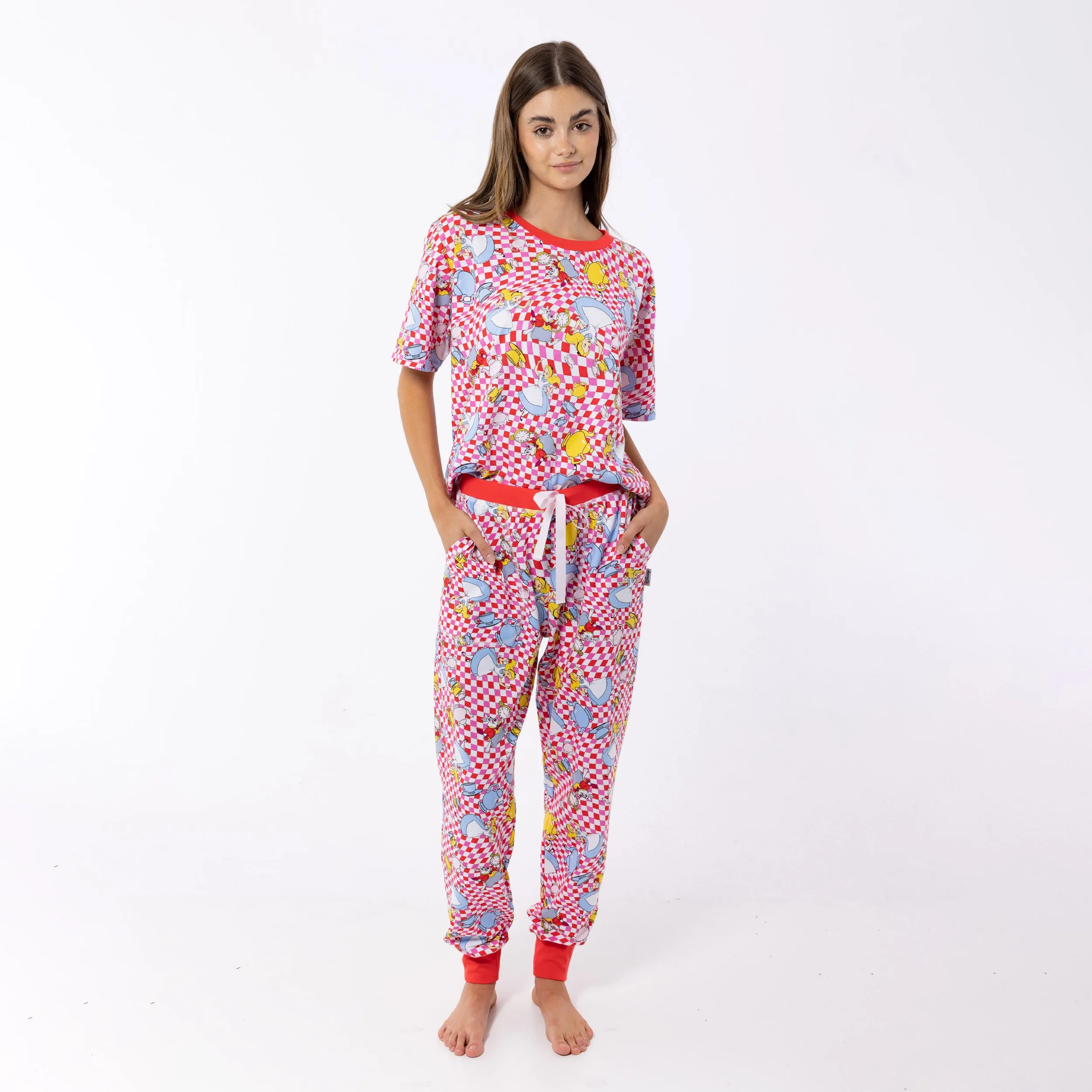 Women's Alice In Wonderland Long Sleep Pants