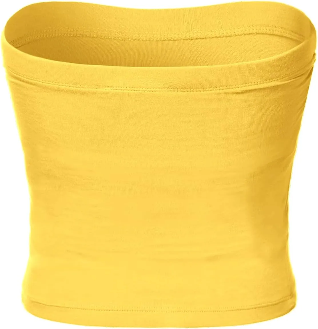 Women's Shapewear Tube Tops Strapless Ruched Built-in Shelf Bra Casual