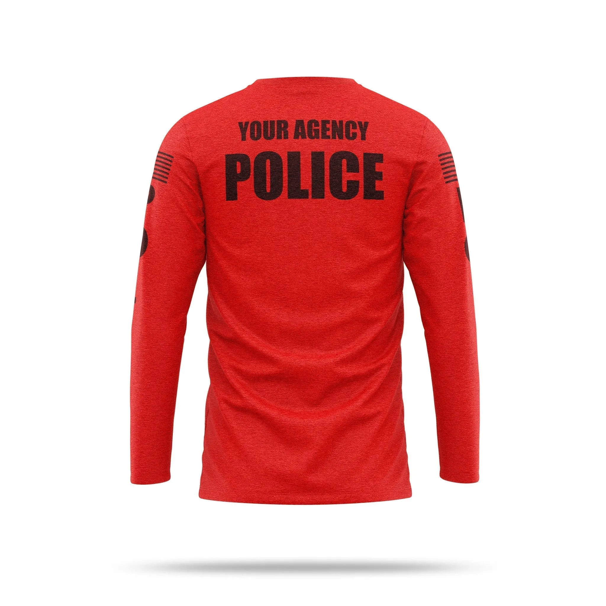 [YOUR AGENCY] POLICE Cotton Blend Long Sleeve Shirt